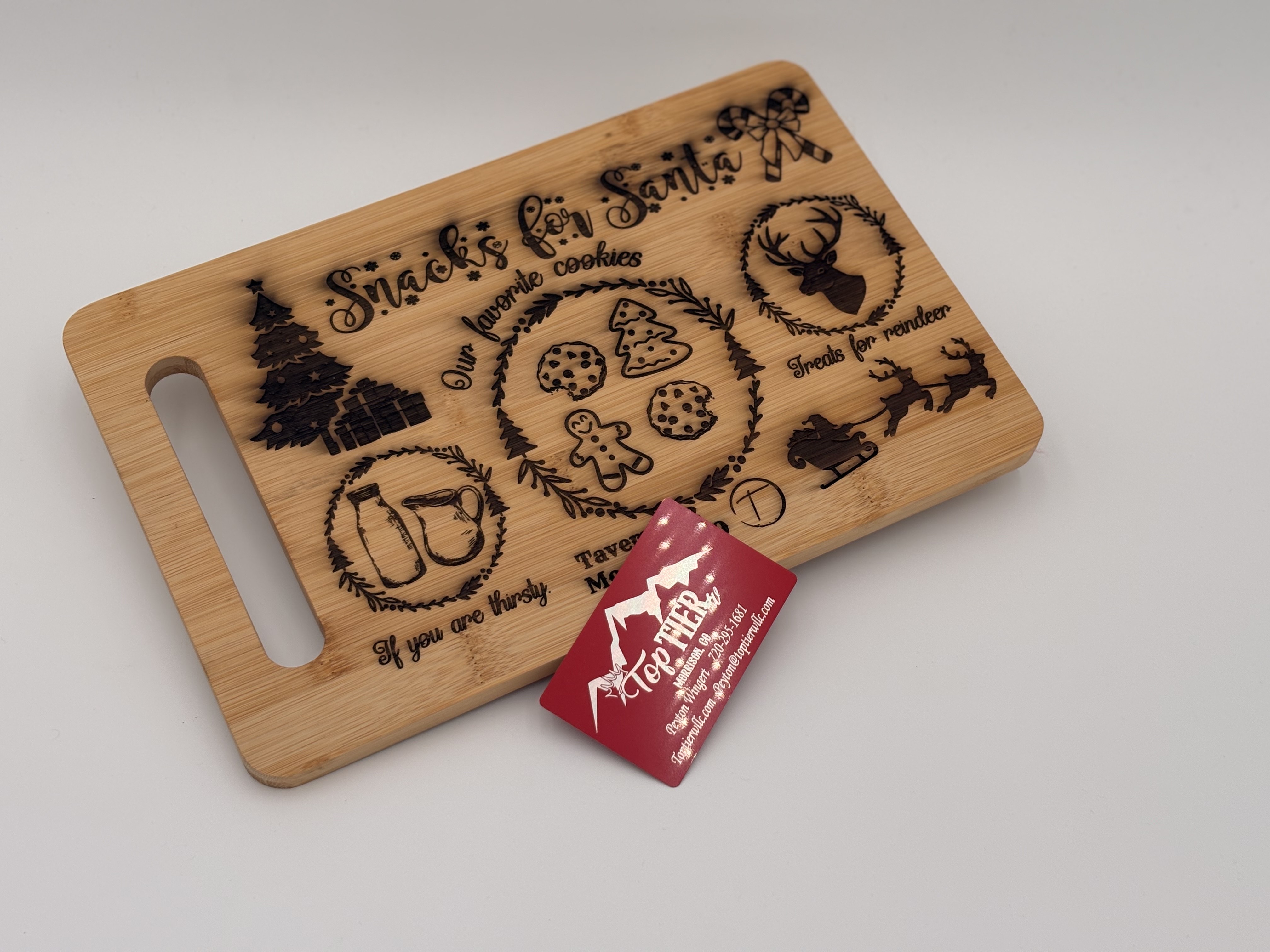 Laser engraved home decor