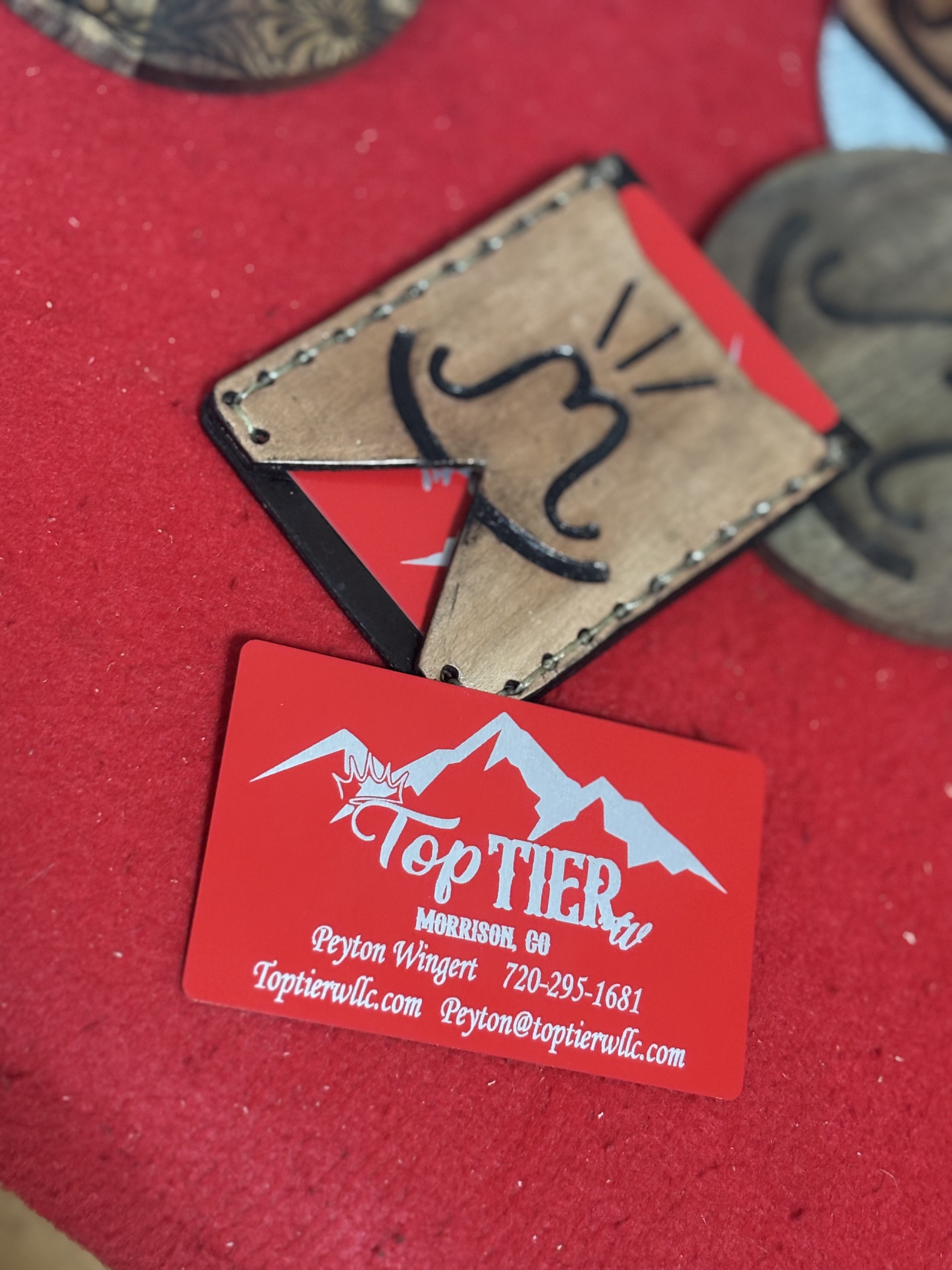 Laser engraved money clip